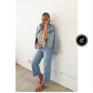 Carly Jean Los Angeles Mer Wide Leg Jeans Size 5